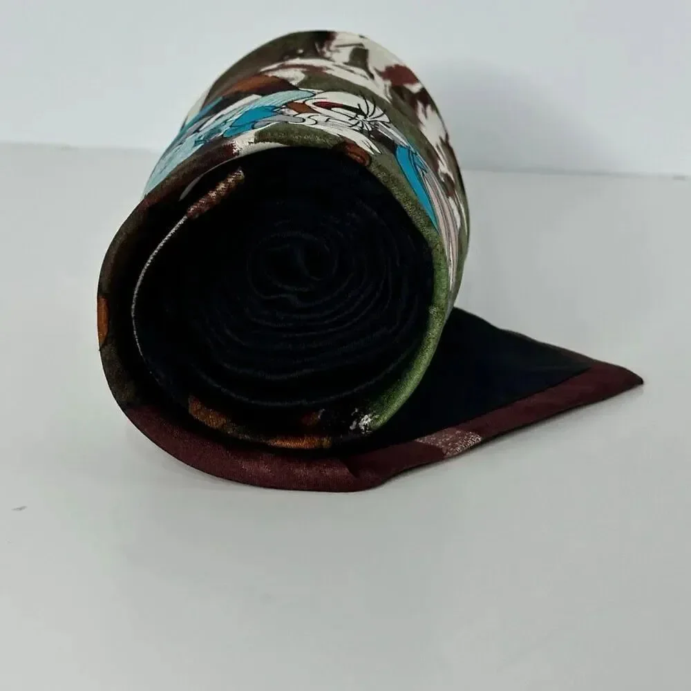 Vintage Looney Tunes Florida Marlins Taz and Bugs Bunny Silk Tie Toons Baseball